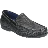 Sioux Slipper "Giumelo-705-H", Herren, Gr. 42 (UK 8), schwarz, Obermaterial: 100% Kalbsleder CAL. 100% Gummi rubber., Schuhe Slipper