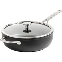 KitchenAid 28cm Antihaft-Pfanne/Bratpfanne, Gehärtetes Aluminium, mit Deckel