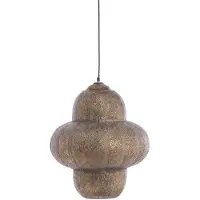Light & Living - Hängeleuchte Ryota - Braun - Ø42cm Hängelampe - Esstischlampe - Wohnzimmerlampe - Schlafzimmerlampe - Wohnzimmer
