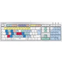 Logickeyboard LOGIC-KEYBOARD LKB-CBASE-CWMU-UK USB QWERTY UK Englisch Mehrfarben Tastatur