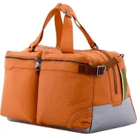 SCHARLAU Slackline MERAYO Leder-Reisetasche Orange