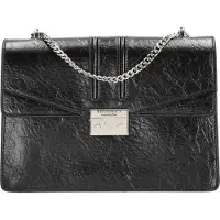 Seidenfelt Manufaktur Seidenfelt Roros Big - Schultertasche 28 cm (glossy black)