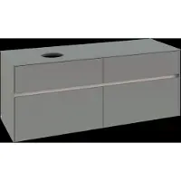 Villeroy & Boch V&B Waschtischunterschrank Collaro 140x54,8x50cm, WT links, soft green