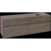 Villeroy & Boch V&B Waschtischunterschrank Collaro 160x54,8x50cm, WT rechts, Arizona Oak