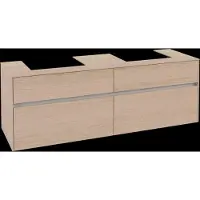 Villeroy & Boch V&B Waschtischunterschrank Collaro 160x54,8x50cm, f 2 WT, nordic oak