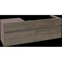 Villeroy & Boch V&B Waschtischunterschrank Collaro 160x54,8x50cm, WT rechts, arizona oak