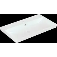 Villeroy & Boch V&B Möbelwaschtisch Avento 80x47cm, Hahnloch, mit Überlauf, weiß