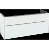 Villeroy & Boch V&B Waschtischunterschrank Subway 3.0 127,2x56,6x47,8cm, o LE/Gr Alu gl, P wh.