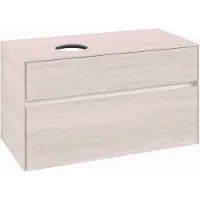 Villeroy & Boch V&B Waschtischunterschrank Collaro 100x54,8x50cm, WT links, white oak