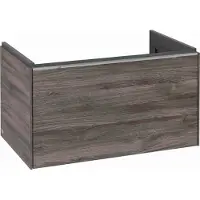 Villeroy & Boch Subway 3.0 Waschbeckenunterschrank, 1 Auszug, 772x429x478mm, C57300RK, Farbe: Front/Korpus: Stone Oak, Griff: Aluminium glänzend