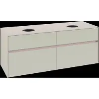 Villeroy & Boch V&B Waschtischunterschrank Collaro 140x54,8x50cm, f 2 WT, cashmere grey
