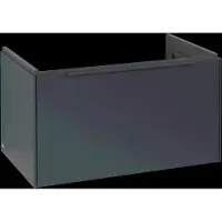 Villeroy & Boch Subway 3.0 Waschbeckenunterschrank, LED-Beleuchtung, 1 Auszug, 772x429x478mm, C573L2VQ, Farbe: Front/Korpus: Marine Blue, Griff: Marine Blue