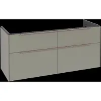 Villeroy & Boch V&B Waschtischunterschrank Subway 3.0 127,2x57,6x47,8cm, o LED/Gr monochr, Tau