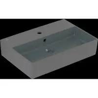 Villeroy & Boch V&B Waschtisch Memento 2.0 60x42cm, gs, Hahnl., m ÜL, graph. C+
