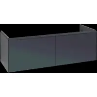 Villeroy & Boch Subway 3.0 Waschbeckenunterschrank, LED-Beleuchtung, 2 Auszüge, 1272x429x478mm, C567L2VQ, Farbe: Front/Korpus: Marine Blue, Griff: Marine Blue