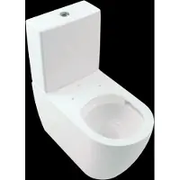 Villeroy & Boch Subway 2.0 Tiefspül-WC spülrandlos für Kombination, oval, freistehend, DirectFlush, 370x700x400mm, 5617R0R1, Farbe: Weiß CeramicPlus