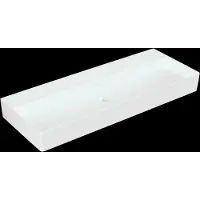 Villeroy & Boch Memento 2.0 Wandwaschbecken, ohne Hahnloch, ohne Überlauf, geschliffen, 1200x470mm, 4A22CF01, Farbe: weiß-alpin