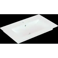 Villeroy & Boch V&B Möbelwaschtisch VENTICELLO 80x50cm, m Hahnloch, mit Überlauf, weiß