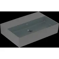 Villeroy & Boch V&B Waschtisch Memento 2.0 60x42cm, ohne Überlauf, graphite C-plus