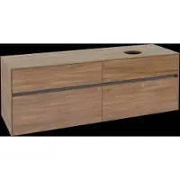 Villeroy & Boch V&B Waschtischunterschrank Collaro 160x54,8x50cm, WT rechts, kansas oak