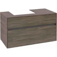 Villeroy & Boch V&B Waschtischunterschrank Collaro 100x54,8x50cm, WT links, arizona oak