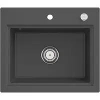 Villeroy & Boch V&B Spüle Subway Style 60S Abl., m Exzenter + Gitter, gra C-plus