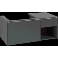 Villeroy & Boch V&B Waschtischunterschrank Beck. li Subway 3.0 100,1x42,25x51,6cm, o LE/Gr AL g, graph.