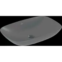 Villeroy & Boch V&B V&B Aufsatzwaschtisch Loop& Friends 62x42cm, o. ÜL, graph. C-plus, Rechteck