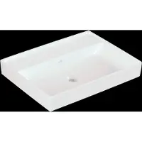 Villeroy & Boch Collaro Waschtisch, ohne Hahnloch, ohne Überlauf, 600x470mm, 4A336301, Farbe: weiß-alpin