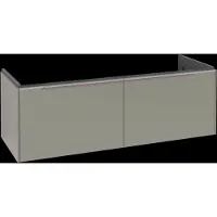 Villeroy & Boch V&B Waschtischunterschrank Subway 3.0 127,2x42,9x47,8cm, m LED/Gr Alu gl, Tau