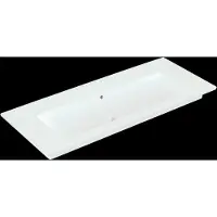 Villeroy & Boch Venticello Schrankwaschtisch, ohne Hahnlöcher, mit Überlauf, 1200x500mm, 4104CJR1, Farbe: Weiß CeramicPlus