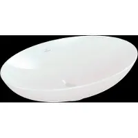 Villeroy & Boch V&B V&B Aufsatzwaschtisch Loop& Friends 62x42cm, m ÜL, we, ov., o. Hahnlochbank