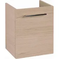 Villeroy & Boch Avento Waschtischunterschrank, eine Tür, Anschlag links, 430x514x384mm, Griff chrom Glanz, A88700VJ, Farbe: Nordic Oak