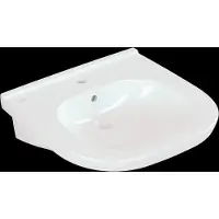 Villeroy & Boch V&B Waschtisch VICARE 56x55cm, m HL, m ÜL, weiß AntiBac C-Plus