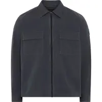 BOSS Langarmhemd "Lorum" Overshirt, Reißverschluss, Oversize Fit