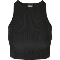 Urban Classics Bralette "Damen Ladies Cropped Shiny Rib Top"