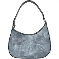 Gallantry Paris Gallantry, Damen-Hobotasche aus Denim mit Waschung und Gurt, Blau