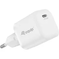 Equip 1-Port 20W USB-C PD-Ladegerät, Drinnen, AC, 12 V, Weiß