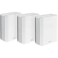 Asus ZenWiFi BT8 BE9500 – 3er Pack weiß, Weiß, Intern, Mesh-Router, Leistung, 800 m², Tri-Band (2,4 GHz/5 GHz/6 GHz)