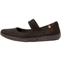 El naturalista für Damen. 253013ZJ0005_001 Lederballerinas N5301 oder Coral schwarz (36), Wohnung, Klettverschluss, Lässig