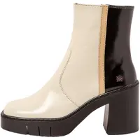 Art für Damen. 1197413ES003_0MU Lederstiefeletten 1974 Berna beige (38), 5 bis 8 cm, Reißverschluss, Lässig