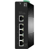 LevelOne Hilbert IGS-2105 - Switch - industriell, leicht - managed - 4 x 10/100/1000 + 1 x 10/100/1000 (Uplink)