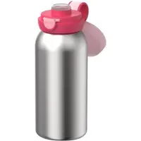 Mepal Campus Edelstahl Trinkflasche mit Klappdeckel 600 ml - Cool pink