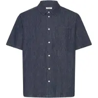 !Solid Jeanshemd SOLID "Jeanshemd SDRogue", Herren, Gr. S, N-Gr, blau (middle blau denim), Obermaterial: 100% Baumwolle CO., Hemden Jeanshemd