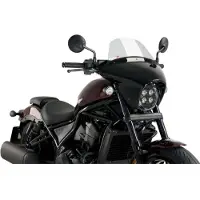 Puig Windschild Batwing SML Touring mit ABE für Honda CMX 1100 Rebel DCT, CMX 1100 Rebel Bj. 2021 - 2026