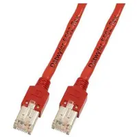 EFB Elektronik K8703.5 RJ45 Patchkabel Cat.5e S/UTP PVC Dätwyler 5502 TM11 rot 5m K87035