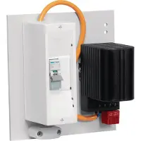 Hager ZAY98536 Schaltschrankheizung, Zubehör, 120-240VAC, 50W, mit Thermostat und Vorsicherung