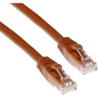 ACT IB2215, 15 m, Cat6a, U/UTP (UTP), RJ-45, RJ-45, Braun