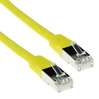 ACT Patchcord SSTP Category 6 PIMF, Yellow 7.00M, 7 m, Gelb