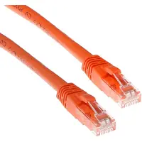ACT IS1510, 10 m, Cat6, RJ-45, RJ-45, Orange